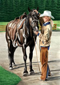 Western, Equine Art - Getting Ready